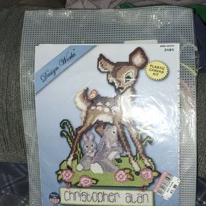 Christopher Alan " Deer Baby" embroidery kit